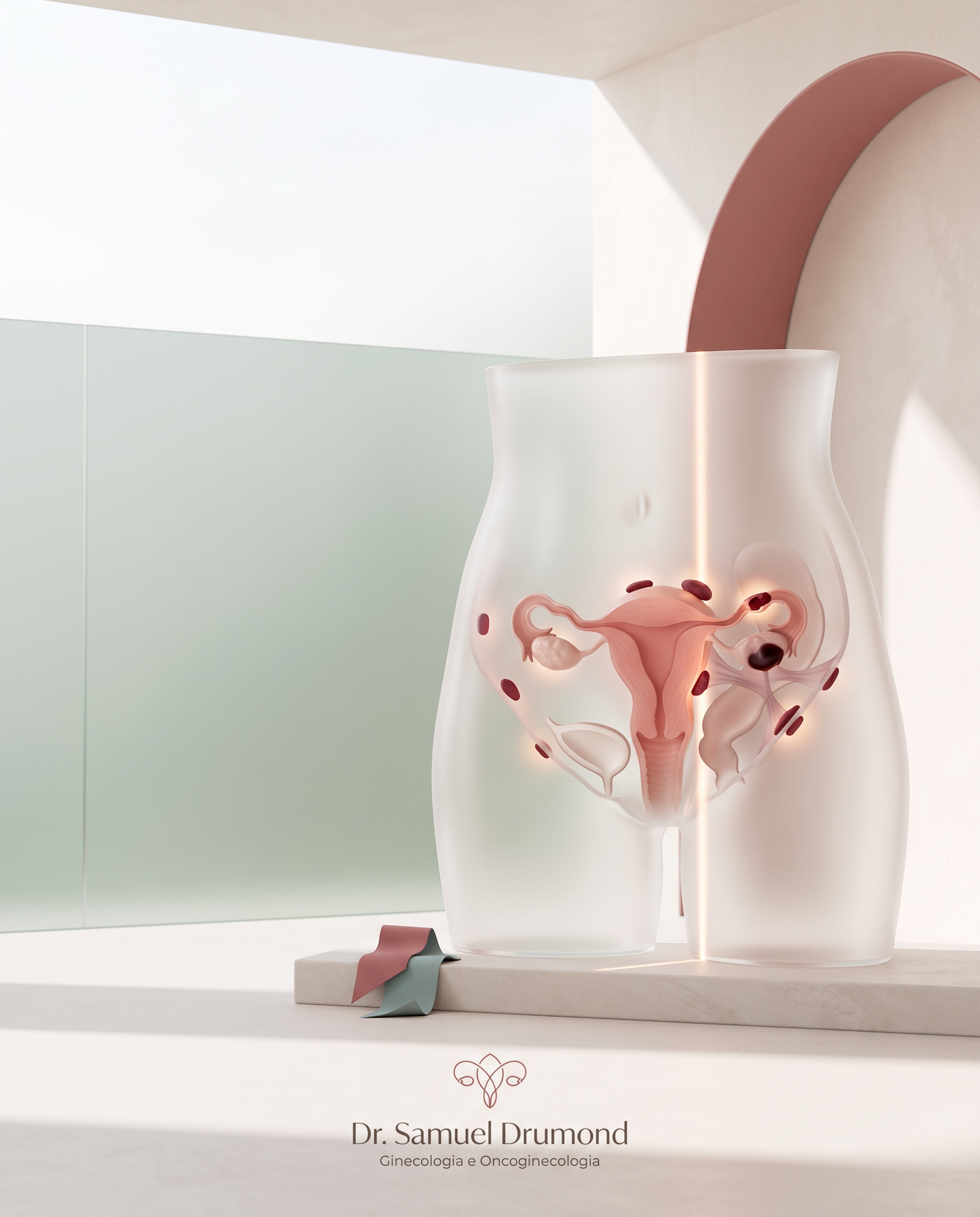 Ilustração de endometriose